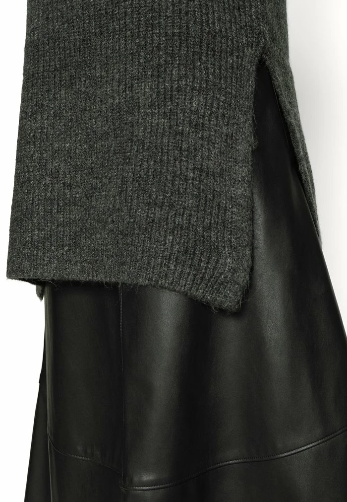 ONLY Tall ONLCORA LONG ROLLNECK VEST - Jumper - Dark Grey Melange 8 ONLY Tall ONLCORA LONG ROLLNECK VEST - Jumper - Dark Grey Melange - Image 6