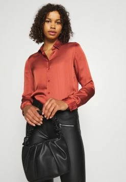 ONLY Tall ONLANNE MID COATED - Trousers - Black -ONLY Tall Shop 989bc0288f48435b99ab2d65d9b66b3a