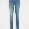 ONLY Tall ONLSHAPEREG PUSH UP - Jeans Skinny Fit - Medium Blue Denim