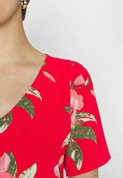 ONLY Tall ONLNOVA LUX LARA - Blouse - Chinese Red India -ONLY Tall Shop 9b2afb20fa864ac68eb5b1ac689e0d3e