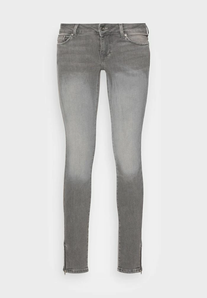 ONLY Tall ONLCORAL ZIP - Jeans Skinny Fit - Grey Denim 3 ONLY Tall ONLCORAL ZIP - Jeans Skinny Fit - Grey Denim