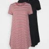 ONLY Tall ONLMAY POCKET DRESS 2 PACK - Jersey Dress - Black/rennaissance Rose -ONLY Tall Shop 9e2c2639f45d48ab93125aa1648048b4
