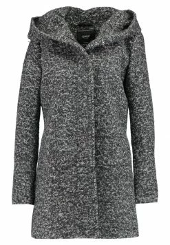 ONLY Tall ONLSEDONA COAT - Short Coat - Dark Grey Melange -ONLY Tall Shop 9eaadeaa99154c8388ad295c4895ae69