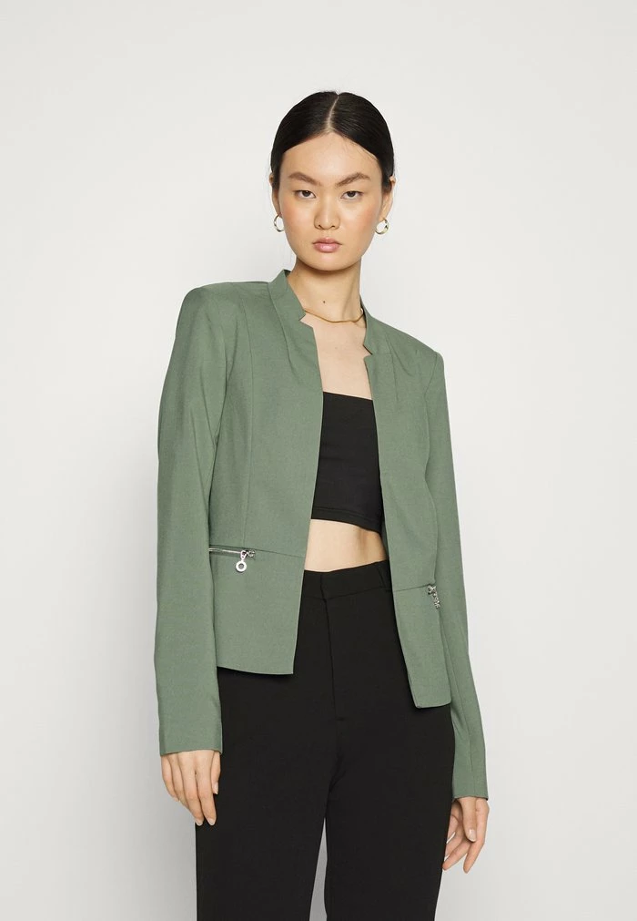 ONLY Tall ONLMADDY KOMA SHORT ZIP - Blazer - Sea Spray 3 ONLY Tall ONLMADDY KOMA SHORT ZIP - Blazer - Sea Spray