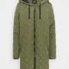 ONLY Tall ONLSANNE QUILTED LONG JACKET - Winter Coat - Kalamata -ONLY Tall Shop 9f311bc98e584032ac232e36da0bd489