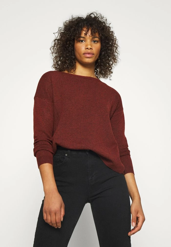 ONLY Tall ONLPRIME TALL - Jumper - Fired Brick/melange 3 ONLY Tall ONLPRIME TALL - Jumper - Fired Brick/melange