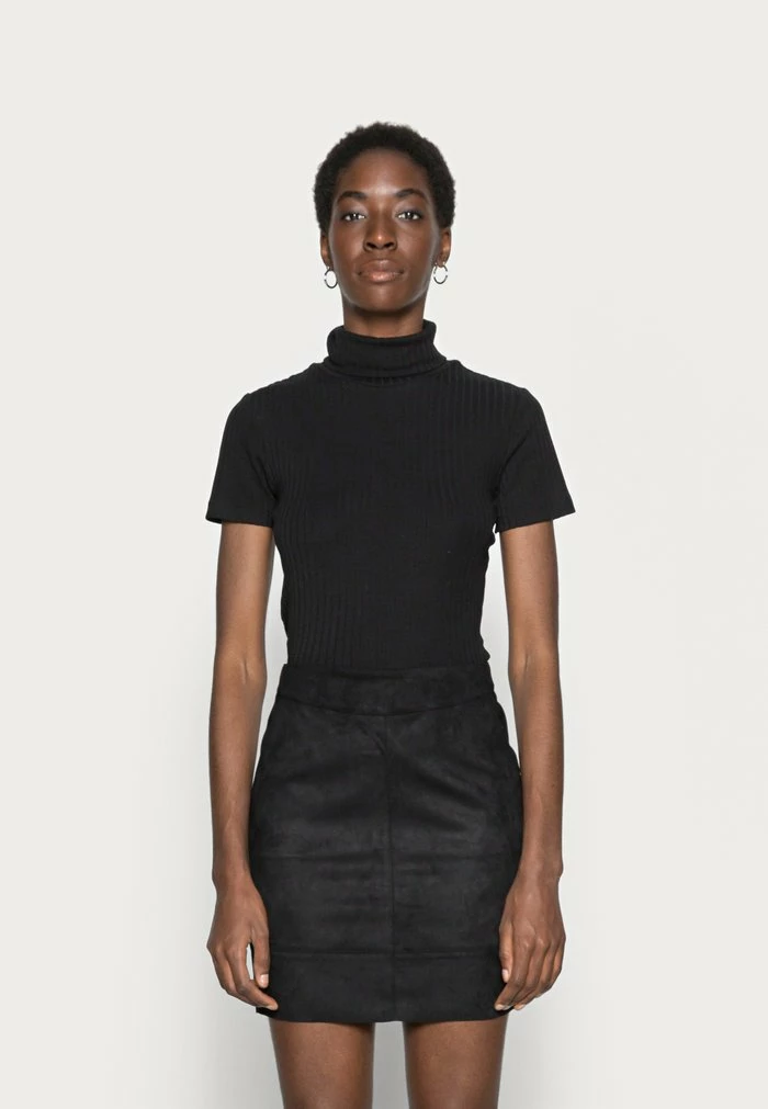 ONLY Tall ONLJULIE BONDED SKIRT - Mini Skirt - Black 3 ONLY Tall ONLJULIE BONDED SKIRT - Mini Skirt - Black