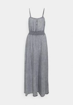 ONLY Tall ONLBEA LIFE SMOCK DRESS - Maxi Dress - Light Grey Denim