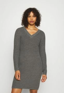 ONLY Tall ONLMELTON LIFE DRESS TALL - Jumper Dress - Medium Grey Melange