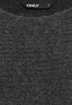 ONLY Tall ONLDANIELLA - Jumper - Dark Grey Melange -ONLY Tall Shop a7a860033ce84366b6dffe00d567bf16