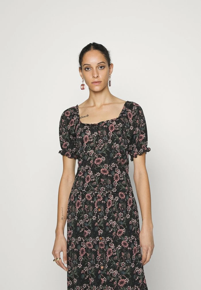 ONLY Tall ONLPELLA V NECK - Print T-shirt - Phantom 3 ONLY Tall ONLPELLA V NECK - Print T-shirt - Phantom