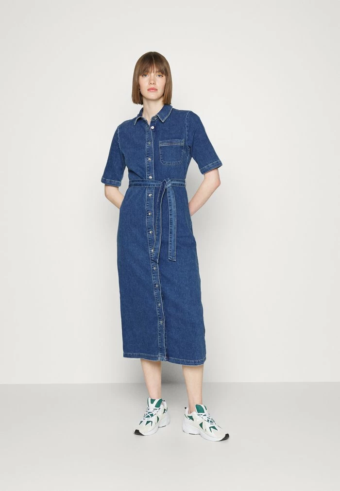 ONLY Tall ONLMIRIAM LIFE DRESS - Day Dress - Medium Blue Denim 3 ONLY Tall ONLMIRIAM LIFE DRESS - Day Dress - Medium Blue Denim