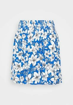 ONLY Tall ONLFREDERIKKE SMOCK SKIRT - Mini Skirt - Cloud Dancer/surf The Web -ONLY Tall Shop ab39e8d3891a42b29e04df2e7adf5e90