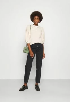 ONLY Tall ONLCUBA LIFE HW SLOUCHY DOT - Straight Leg Jeans - Black Denim -ONLY Tall Shop ae554142e922461fadc20d2cd940c13c