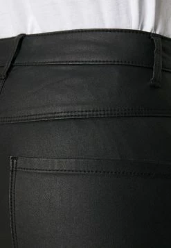 ONLY Tall ONLHELLA LIFE HIGHWAISTED COATED - Flared Jeans - Black -ONLY Tall Shop aef24ef6b05844ce85171e85ecb1bf12