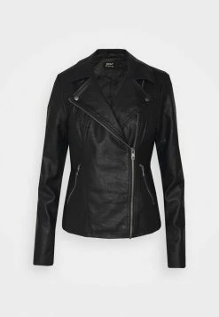 ONLY Tall ONLMELISA BIKER - Faux Leather Jacket - Black -ONLY Tall Shop b0746bfc992b4d77a9200428b44eeb0b