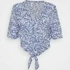 ONLY Tall ONLPELLA KNOT - Blouse - Vintage Indigo