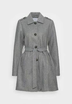 ONLY Tall ONLDAWN LIFE TRENCHCOAT - Classic Coat - Medium Grey Melange