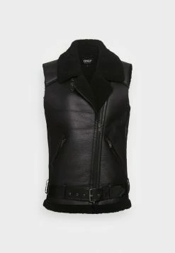 ONLY Tall ONLLIS BOND WAISTCOAT - Waistcoat - Black