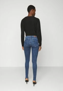 ONLY Tall ONLPOWER LIFE PUSHUP - Jeans Skinny Fit - Dark Blue Denim -ONLY Tall Shop b3611655ba4a4792bf7719f9b8494c30