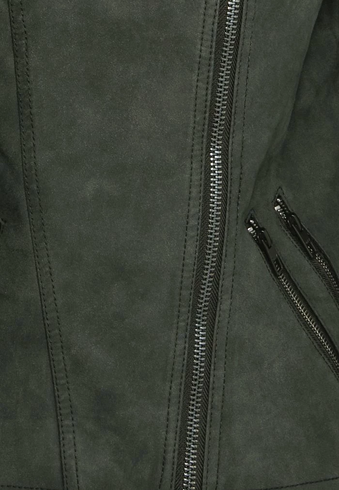 ONLY Tall ONLAVA BIKER - Faux Leather Jacket - Black 5 ONLY Tall ONLAVA BIKER - Faux Leather Jacket - Black - Image 3