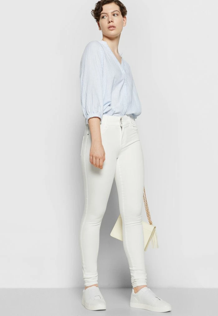 ONLY Tall ONLRAIN LIFE - Jeans Skinny Fit - White 7 ONLY Tall ONLRAIN LIFE - Jeans Skinny Fit - White - Image 5