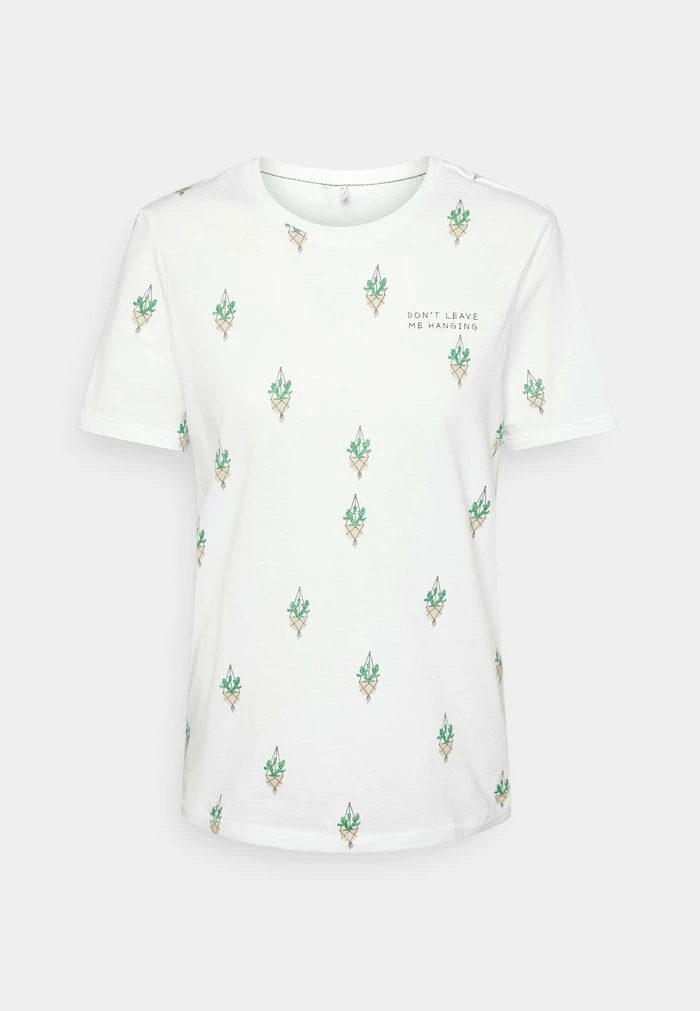 ONLY Tall ONLKITA HANGING - Print T-shirt - Bright White Hanging Plants 3 ONLY Tall ONLKITA HANGING - Print T-shirt - Bright White Hanging Plants
