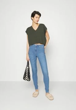 ONLY Tall ONLMILA IRIS LANK - Jeans Skinny Fit - Light Blue Denim -ONLY Tall Shop b9d0b24fe227432fa588a7840a6fc98f