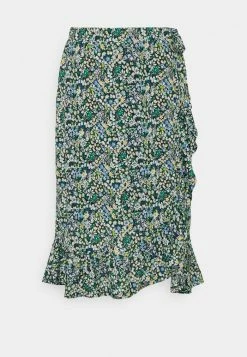 ONLY Tall ONLPELLA MIDI WRAP SKIRT - Wrap Skirt - Strong Blue