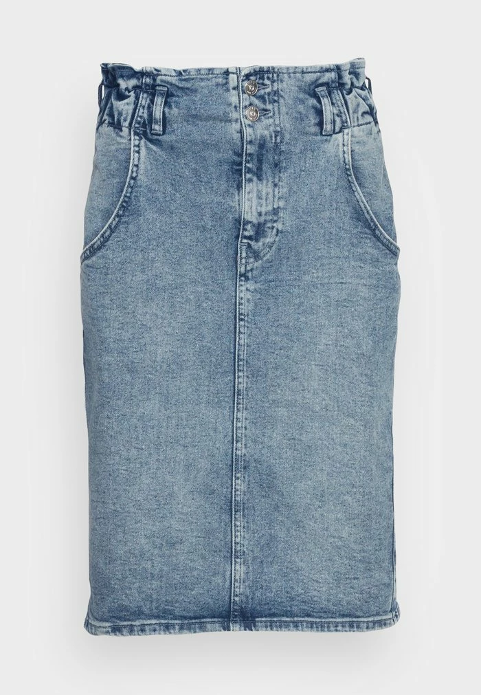 ONLY Tall ONLINC MILLIE ELAS WAISTBAND REA - Denim Skirt - Light Blue Denim 6 ONLY Tall ONLINC MILLIE ELAS WAISTBAND REA - Denim Skirt - Light Blue Denim - Image 4