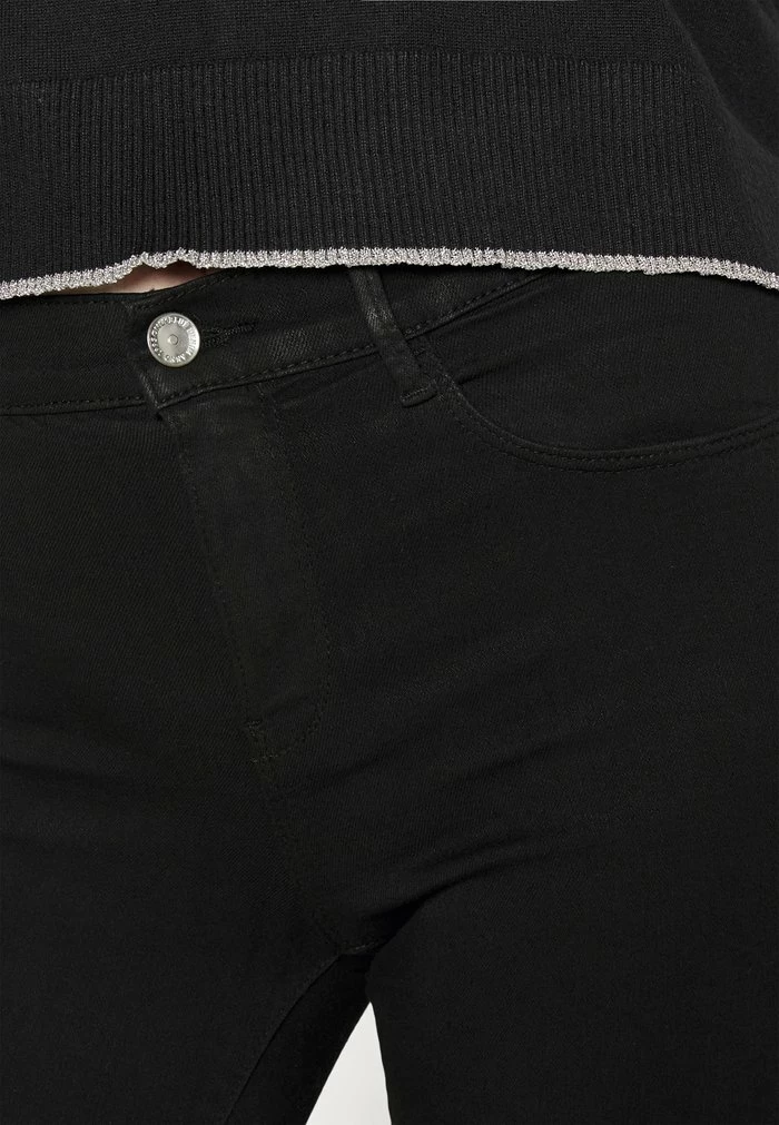 ONLY Tall ONLRAIN LIFE MID SLIM - Slim Fit Jeans - Black Denim 8 ONLY Tall ONLRAIN LIFE MID SLIM - Slim Fit Jeans - Black Denim - Image 6
