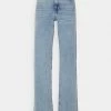 ONLY Tall ONLJUICY LIFE WIDE SLITLEG - Relaxed Fit Jeans - Light Blue Denim