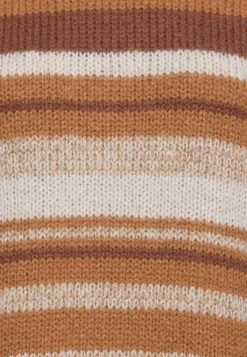 ONLY Tall ONLABBY LIFE LONG STRIPE - Jumper - Tannin/moonbeam/tobacco Brown -ONLY Tall Shop bef9cb2d08c84dd9b0438007b7a8771a
