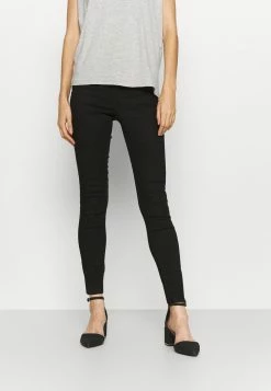 ONLY Tall ONLWAUW LIFE MID - Jeans Skinny Fit - Black Denim