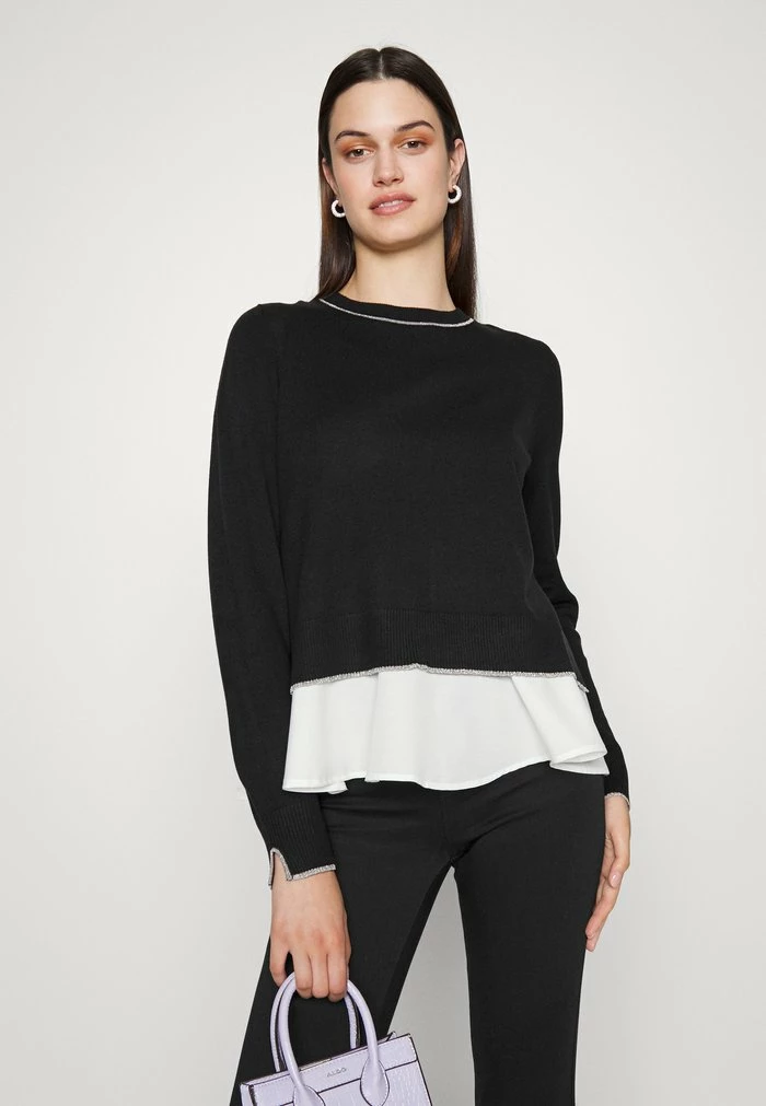 ONLY Tall ONLRAIN LIFE MID SLIM - Slim Fit Jeans - Black Denim 6 ONLY Tall ONLRAIN LIFE MID SLIM - Slim Fit Jeans - Black Denim - Image 4