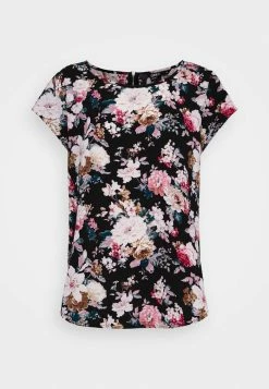 ONLY Tall ONLVIC - Blouse - Black Big Larry Flower