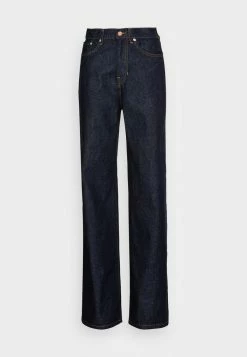 ONLY Tall ONLHOPE LIFE WIDE - Straight Leg Jeans - Dark Blue Denim