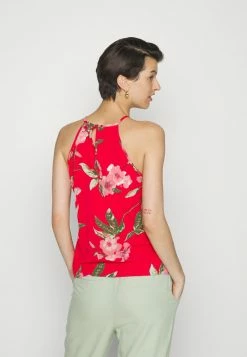 ONLY Tall ONLNOVA LUX KEYHOLE - Top - Chinese Red India -ONLY Tall Shop c336ad963bc243eab65419d7a13a26cf