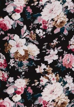 ONLY Tall ONLVIC - Blouse - Black Big Larry Flower -ONLY Tall Shop c3a7c8d7378448e6b878c17c3f1fef1b