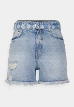 ONLY Tall ONLROBYN VINTAGE - Denim Shorts - Light Blue Denim