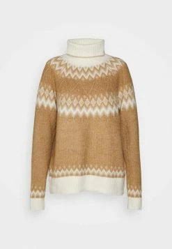 ONLY Tall ONLMARJANA HIGHNECK - Jumper - Toasted Coconut/taupe Gray/pumice Stone/humus -ONLY Tall Shop c41e91e1d1e8403a9d71b64ac5a8dafe