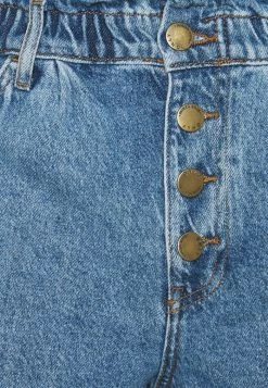 ONLY Tall ONLCUBA LIFE PAPERBAG - Denim Shorts - Medium Blue Denim -ONLY Tall Shop c7b554351b854b02958fd2e8deed6a0b