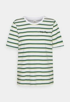 ONLY Tall ONLINC LIFE O-NECK STRIPE TEE - Print T-shirt - White/mallard Green/dusky Citron -ONLY Tall Shop c817f6300f964022be8cf09ce67fda6f