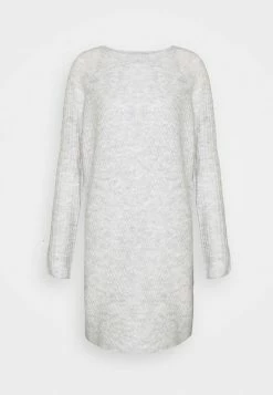 ONLY Tall ONLCAROL DRESS - Jumper Dress - Light Grey Melange