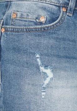 ONLY Tall ONLCARMEN LIFE - Denim Shorts - Medium Blue Denim -ONLY Tall Shop c9a789ba4a4d44cdb4993babdc52e0ea