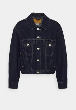 ONLY Tall ONLJAGGER LIFE PLEAT JACKET - Denim Jacket - Dark Blue Denim