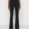 ONLY Tall ONLROCKY MID FLARED PANT - Trousers - Black