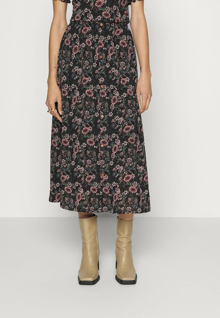 ONLY Tall ONLPELLA BUTTON SKIRT - Pleated Skirt - Phantom 3 ONLY Tall ONLPELLA BUTTON SKIRT - Pleated Skirt - Phantom