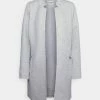 ONLY Tall ONLSOHO ZIP COATIGAN - Short Coat - Light Grey Melange -ONLY Tall Shop ced148e0c501453b8638ef2fd7989b40