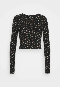 ONLY Tall ONLFENJA LIFE CROP CARDIGAN - Cardigan - Black -ONLY Tall Shop d0d2ec06e7674817a6a03735f77b76eb